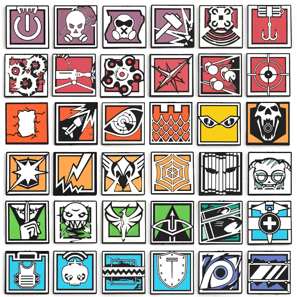 J магазин Горячая игра Радуга 6 R6 ожерелье квадратный веревочная цепь Мужчины