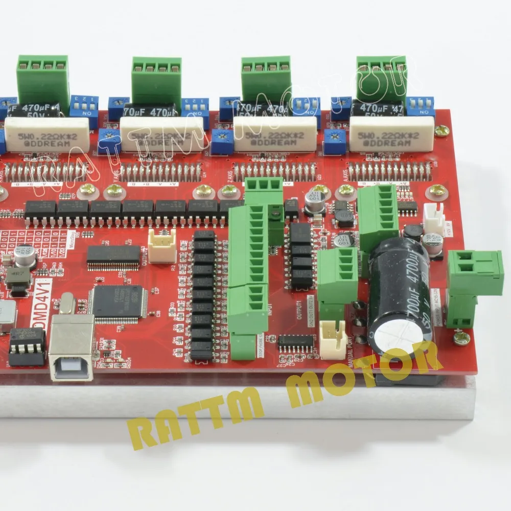 Powerful CNC 200KHZ 4 Axis USB MACH3 driver board controller 4A current V type | Обустройство дома