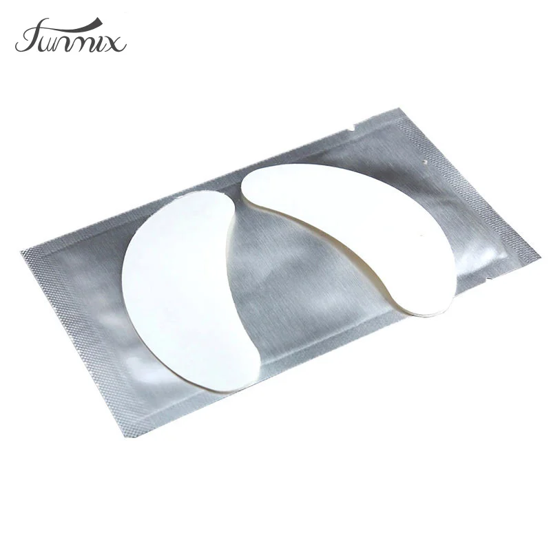 Новинка 2017 года 50 пар Серебряный пакет без ворса под гелевые подушки для глаз