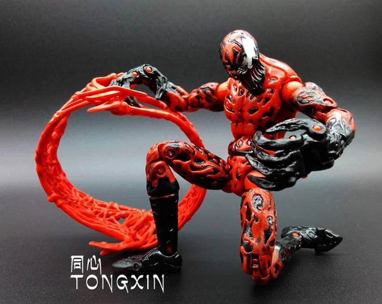 Человек паук 2 Bambole Mobili Алые Venom Macellazione фигурку Giocattolo Modello di T20|Игровые фигурки и