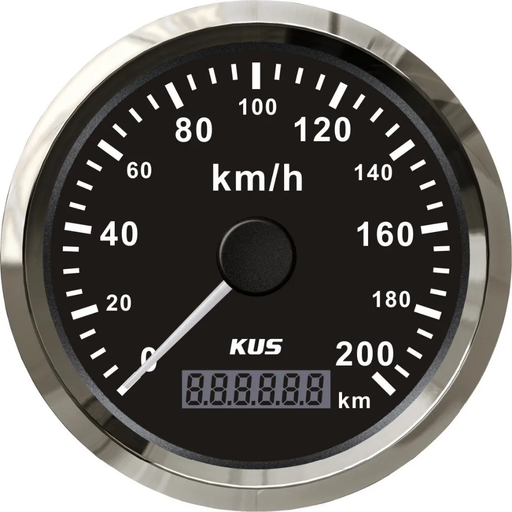 Новый KUS Универсальный 85 мм GPS Спидометр 200 км/ч для автомобиля грузовика с