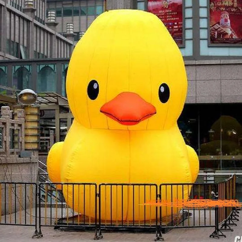 inflatable yellow duck rubber use for open business Commercial activity exhibition Christmas outdoor advertisin (3 M ) | Игрушки и хобби