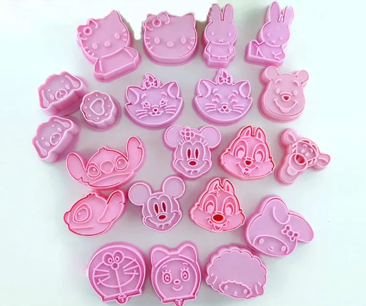 21 шт./компл. 3D ножи для тортов формы печенья Onigiri DIY Инструменты выпечки пищевой