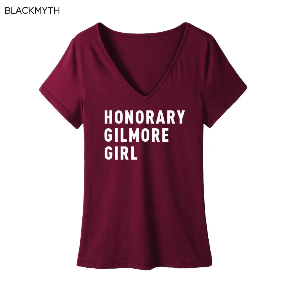 BLACKMYTH honesary GILMORE GIRL новинка в хипстерском стиле короткий рукав топы женская модная