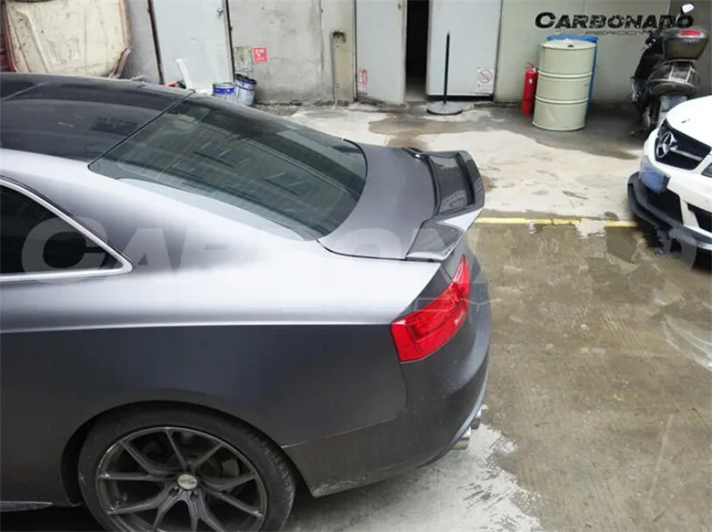 Спойлер из углеродного волокна для Audi A5 S5 RS5 Coupe 2009 2019 высококачественные спойлеры