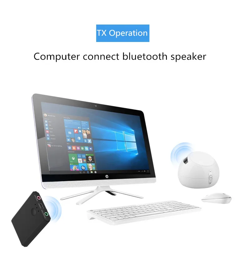 2 в 1 беспроводной аудио приемник передатчик Bluetooth V3.0 музыкальный приемник беспроводной адаптер A2DP 3,5 мм для ТВ ПК