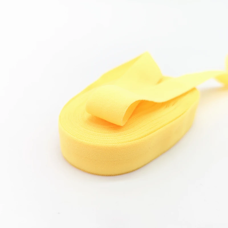 Yellow 10 ярдов 5/"(15 мм) эластичная лента из спандекса Многоуровневая кружевная ткань для шитья, отделка, пояс, аксессуары для одежды - Цвет: Yellow