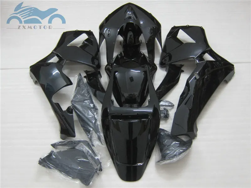 Free Customize Injection motorcycle parts for HONDA 2005 2006 CBR 600RR 05 06 CBR600RR fairings full glossy black fairing kits | Автомобили