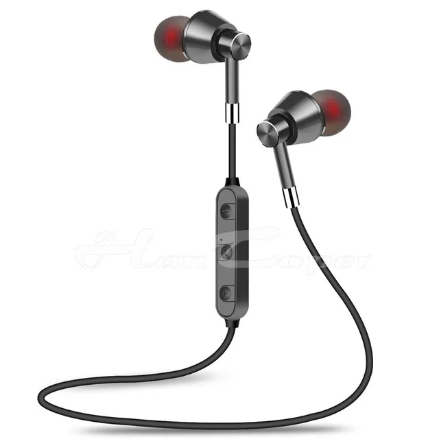 HANTOPER спортивные Bluetooth наушники беспроводные наушники магнитные стерео металлические наушники для iPhone Xiaomi Fone de ouvido с микрофоном