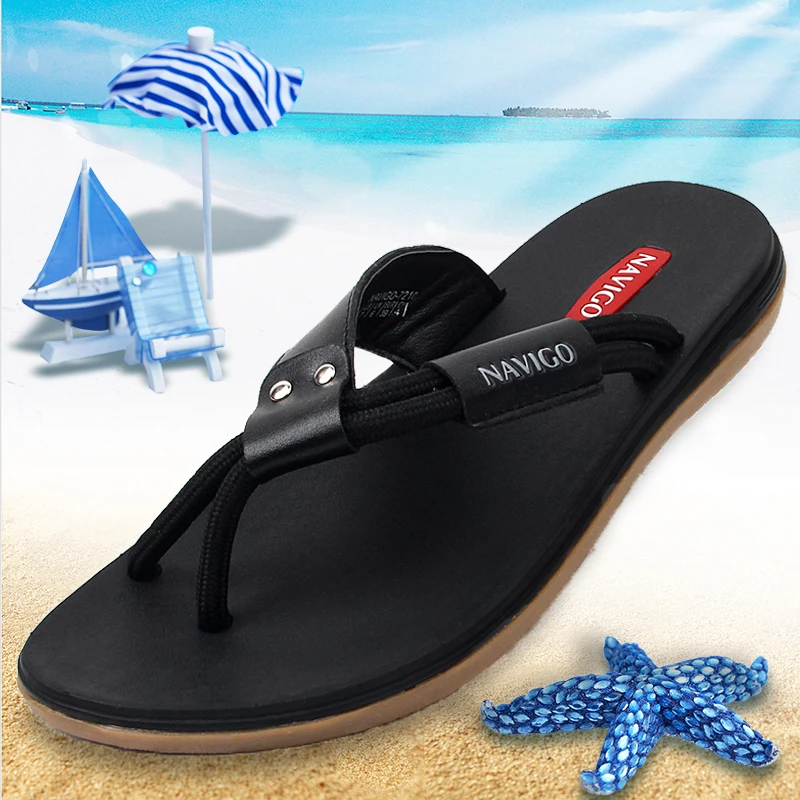 Шлепанцы мужские резиновые сланцы плоская подошва повседневные пляжные