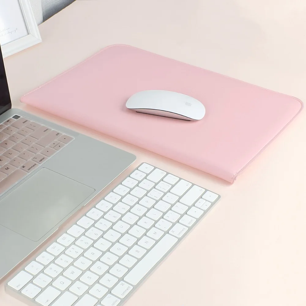 Для Macbook Air 13 11 дюймов чехол, чехол-кошелек для Macbook Pro 13 15 retina ультра тонкая сумка для переноски с подставкой