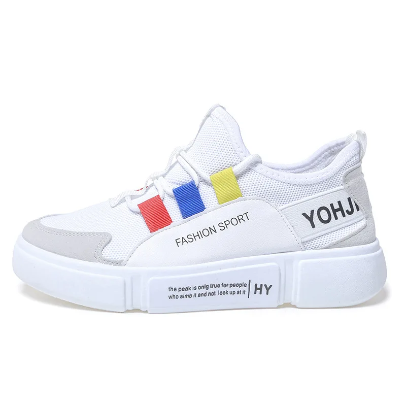 Женские кроссовки из Вулканизированной Ткани на шнуровке Повседневная дышащая