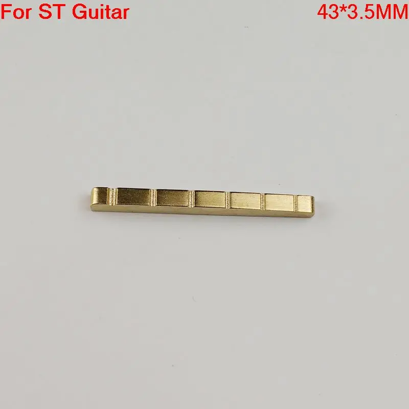 For ST Guitar Цельнокроеное платье твердая латунь металл Электрогитары гайка бас гайка для ST/LP Гитары - Цвет: For ST Guitar