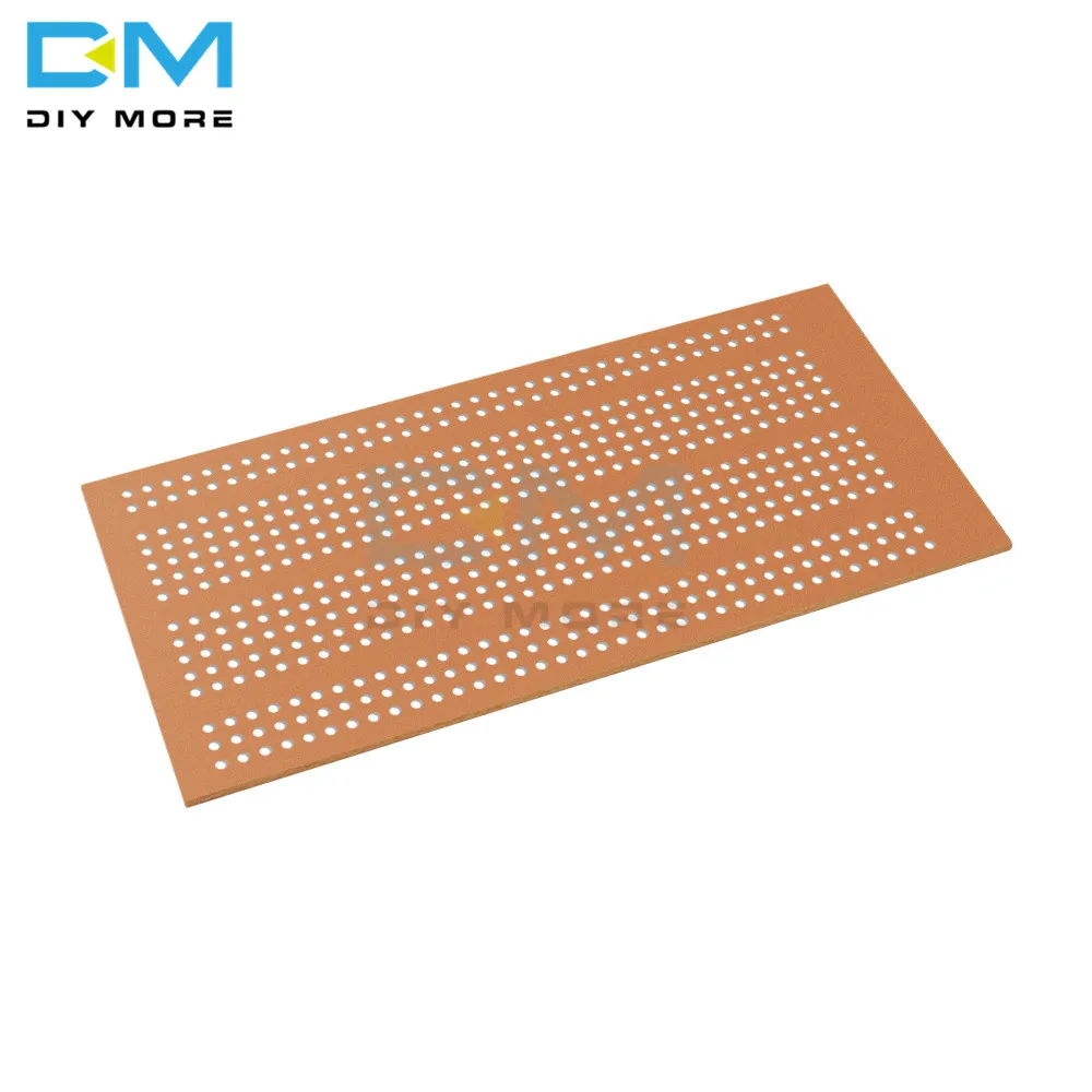 5 шт. Универсальный 5x10 см Пайки PCB тесты макет одной стороны Медь прототип бумага Луженая пластина шарнирные отверстия DIY
