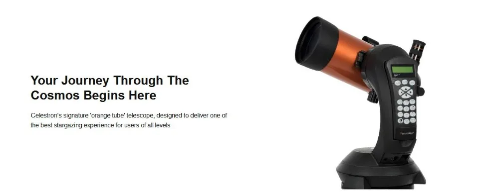 Телескоп Celestron NexStar 4SE астрономический 102 мм f/13 Максутов-кассегрен Компьютеризированный GoTo Catadioptric StarBright XLT 11049