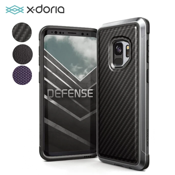 X-doria Defense Lux чехол для samsung Galaxy S9 и Plus военный класс протестированный ТПУ алюминий