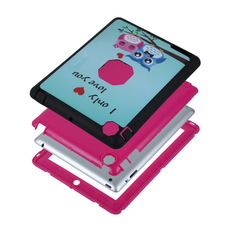 Чехол для iPad 2/3/4 дети Безопасный Броня противоударный Heavy Duty Силиконовый Футляр