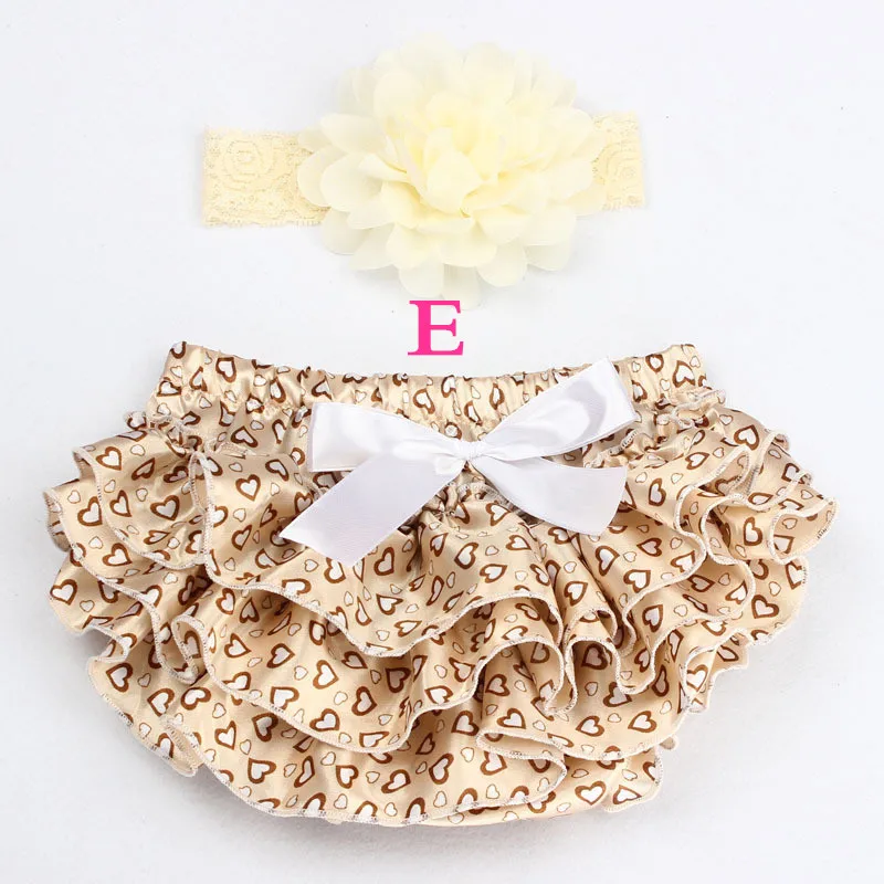 Набор повязок из хлопчатобумажной ткани с бантиком набор на подгузник трусики