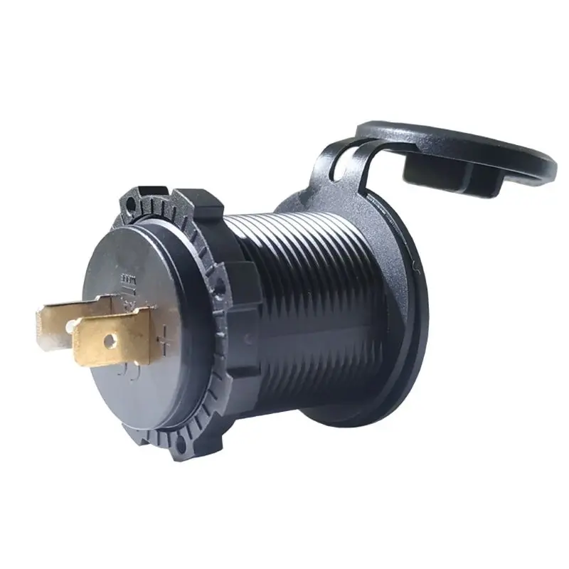 12V/24V 2.4A Dual USB Зарядное устройство гнездо с сенсорным экраном вкл/выкл