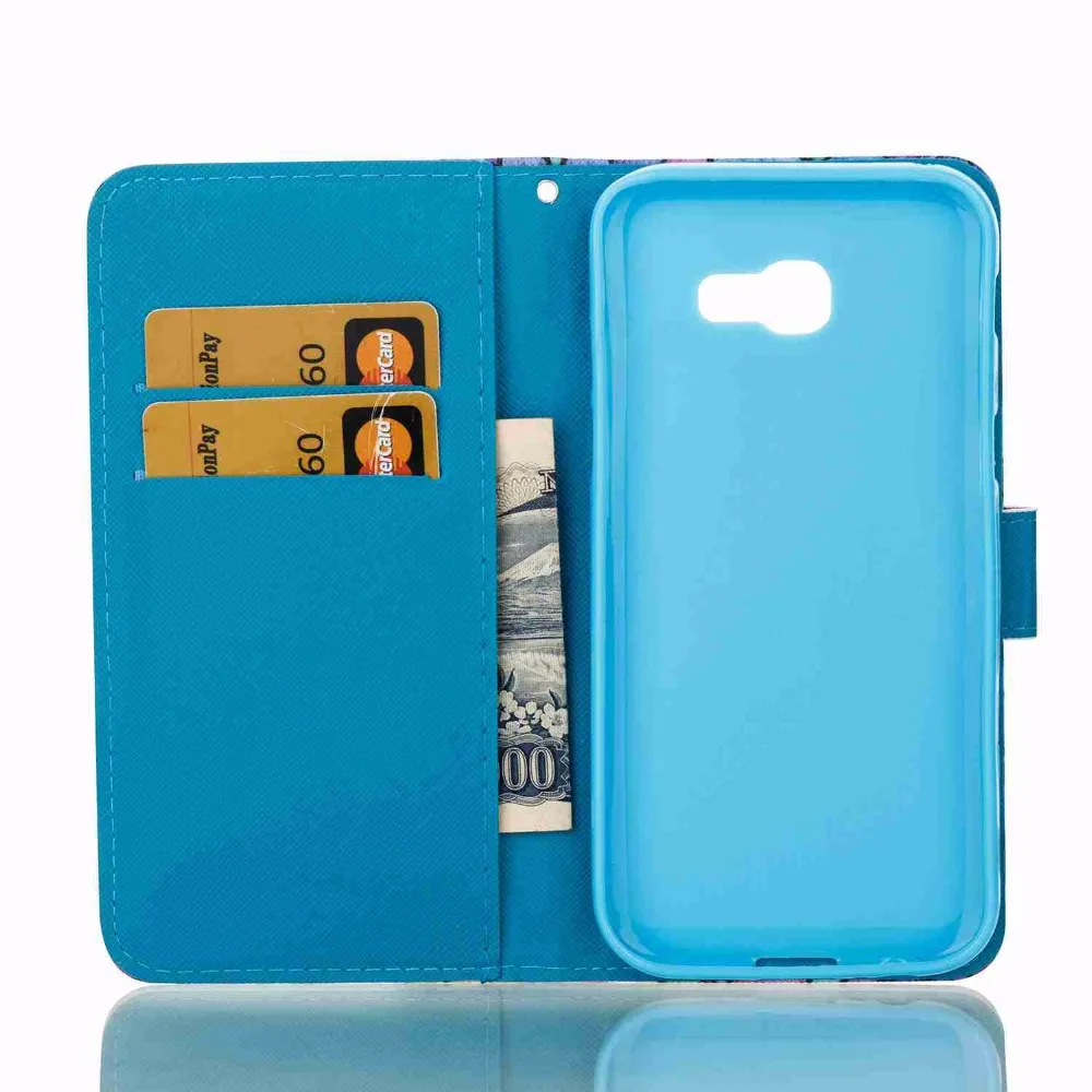 Newest Colorful Magnetic Leather Flip Wallet Cover Case For Samsung Galaxy A5 A3 J7 J5 2017 / J3 Prime mobile phone bags | Мобильные
