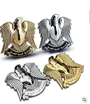 

3D Metal Eagle Badge Hawk Prestige Emblem Falcon Fashion Car Auto Motorcycle Logo Totem Car Stickers DIY Gold Silver Car Styling