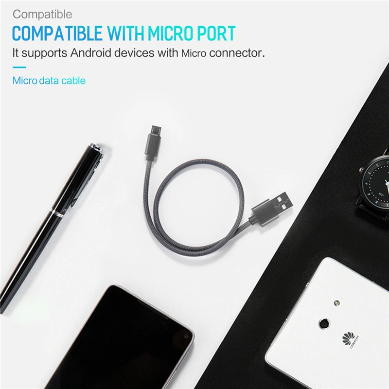 ROCK Micro USB кабель 2A для samsung S4 S5 S6 S7 Xiaomi Redmi Note 4x huawei Android телефон Быстрый зарядки