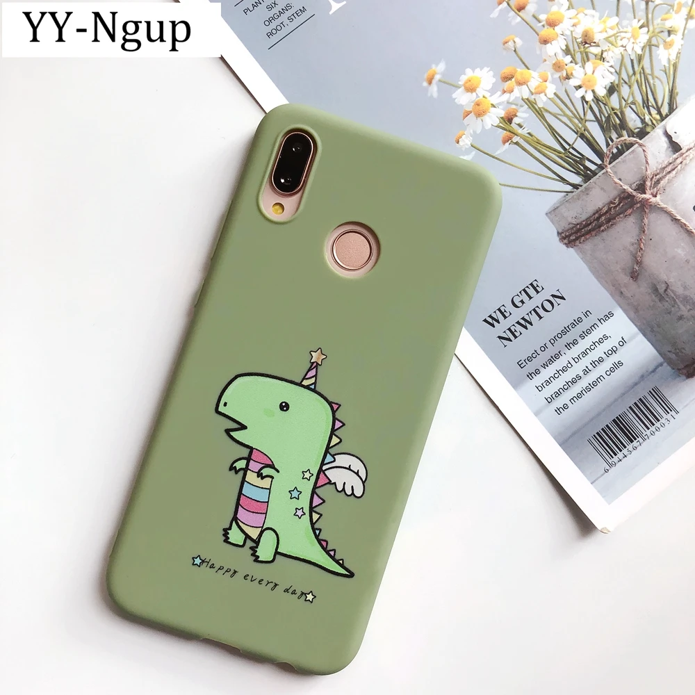 Y6 Y9 силикона, Не доставая его из чехла для huawei Y5 Y6 Y7 Prime чехол для телефона Kawaii панда покрытие с медведем для huawei Y5 Y6 Y7 Prime Y9 чехлы