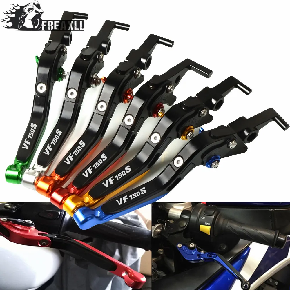 

CNC Motorcycle Accessories Folding Extendable Adjustable Brake Clutch Levers For Honda VF750S SABRE 1982 1983 1984 1985 1986