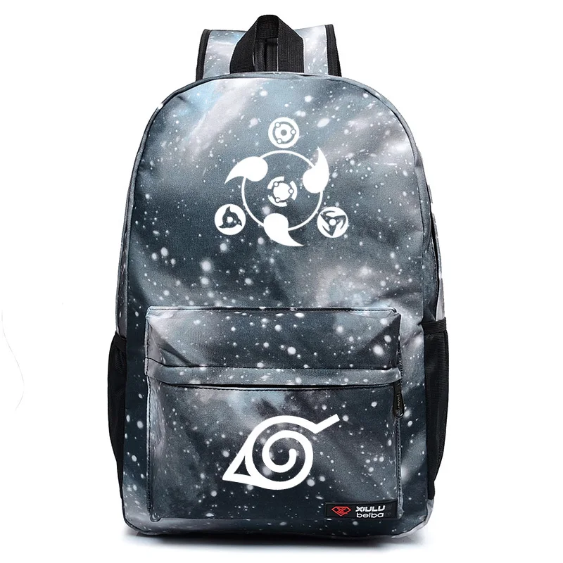 Новый модный рюкзак Наруто для мальчиков и девочек школьные ранцы подростков