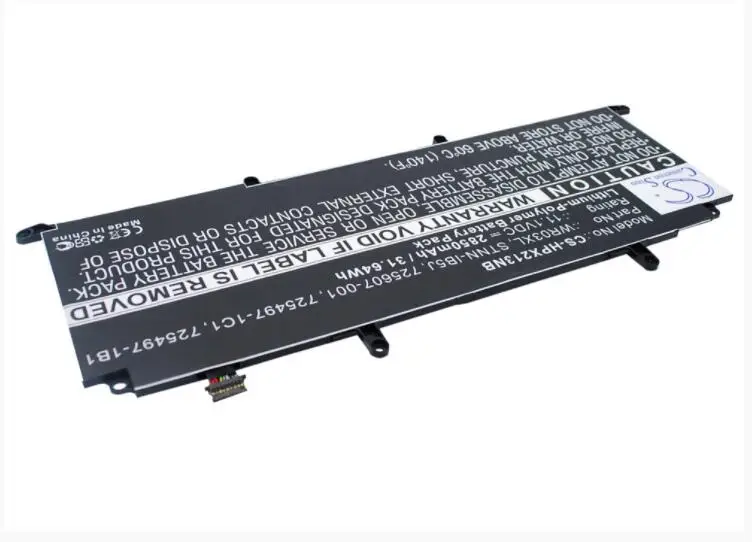 Аккумулятор Cameron Sino для HP Split X2 13 M000 2850 001 WR03XL 725607 мА · ч батарея WR03XL|Цифровые