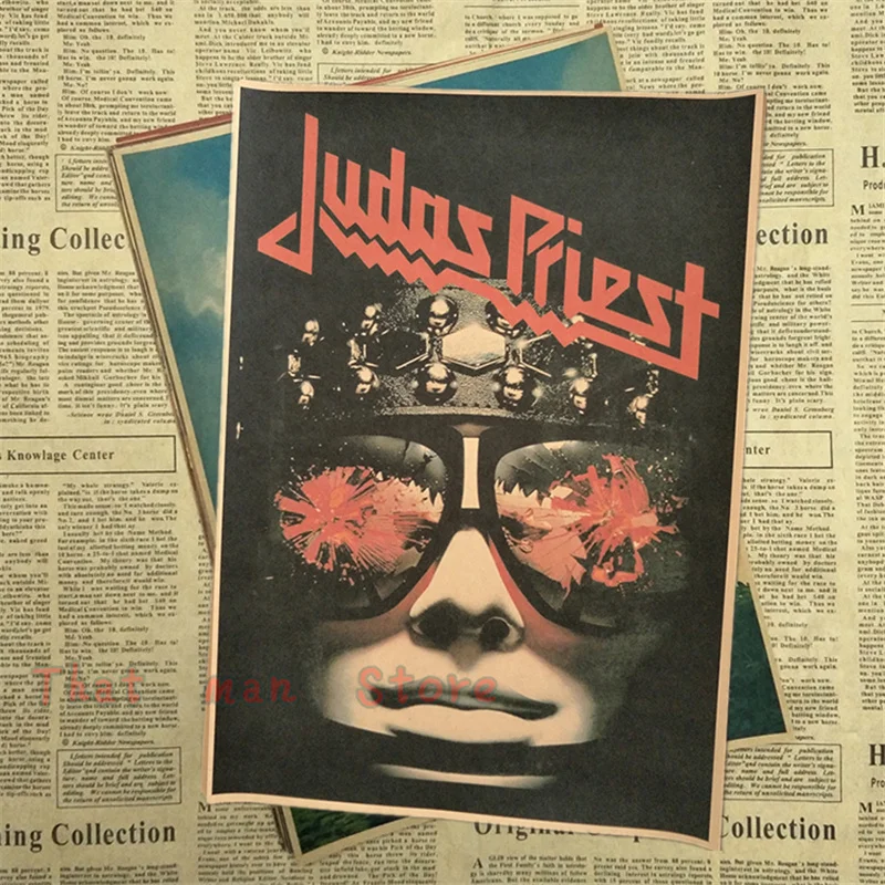 Judas Priest винтажный постер крафт ретро рок старый постер пост Панк Группа живопись Ретро плакат 42*30 см