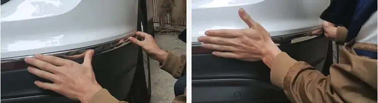 Задний бампер двери багажника рамка Защитная крышка Нижняя крышка Накладка для VW Atlas/Teramont
