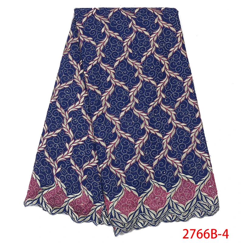 Nigerian Swiss Voile Lace In Switzerland 2019 High Quality African Dry Cotton Fabric For Women Dress With Stones GD2766B-1 | Дом и сад