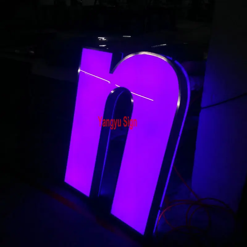 Наружная акриловая светодиодная RGB подсветильник ка для отеля|box signs|letter ledled letters |