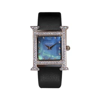new 2019 rhinestone crystal quartz women watches women diamond square dress watch luxury ladies watch clock relogio feminino