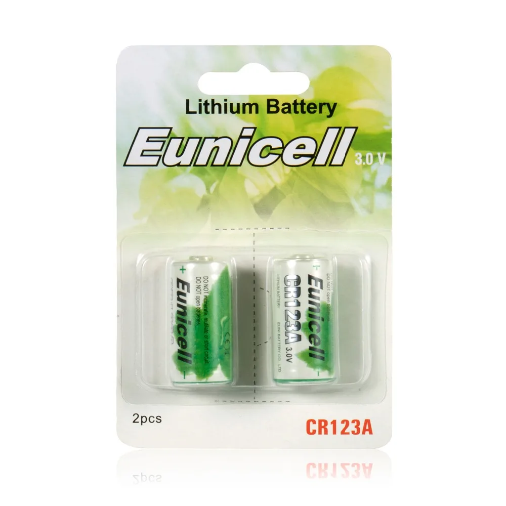 4 шт. литиевые аккумуляторы для светодиодных фонариков 3 в 1400 мАч|cr 123a|3v lithium battery3v