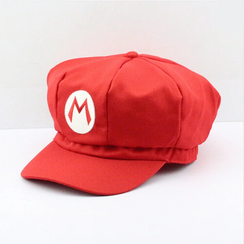 2016 Новый Супер Марио Бейсболка с козырьком Мужчины 5 Цвета Аниме косплей Хэллоуин