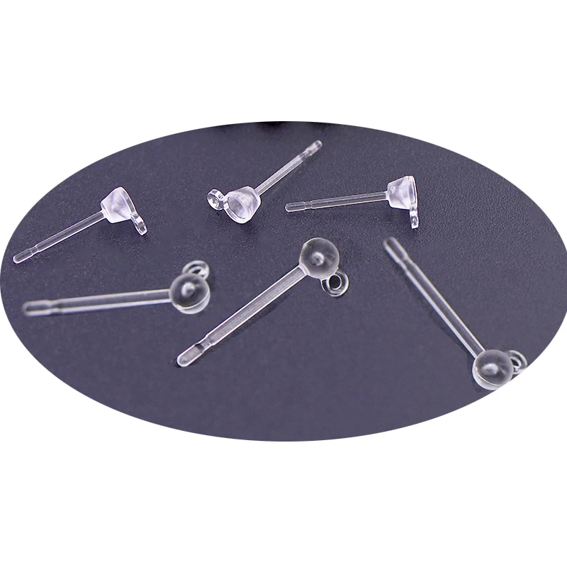 20 шт. полимерные серьги пластиковые гвоздики базовые иглы сделай сам аксессуары