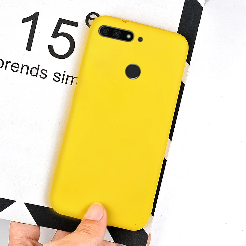 Мягкий чехол для телефона Huawei Y6 Prime 2018 Honor 7A Pro 7C 6C 5X 6X 7X 8X 9 Lite V9 V10 Play Note 10 силиконовые