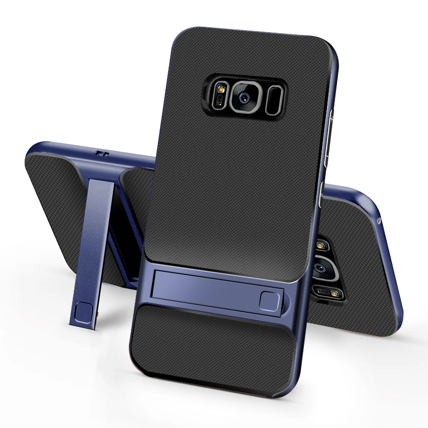 Чехлы для Samsung Galaxy S8 / Plus чехол S9 S10 e из поликарбоната + силиконовая гибридная