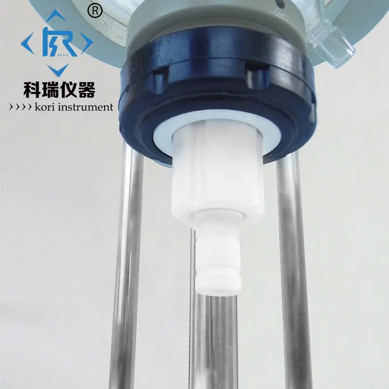 

10L Lab Industrial Glass Reactor jacketed / Double walled Jacketed glass reaction mixing vessel (Explosion proof optional)