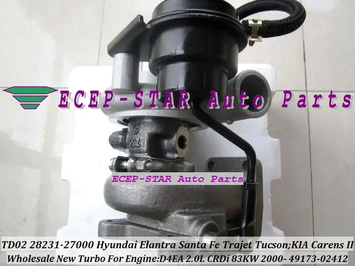Бесплатная доставка 49173 02410 28231 27000 02412 02401 турбо для KIA Carens Hyundai Elantra Trip Tucson Santa Fe D4EA
