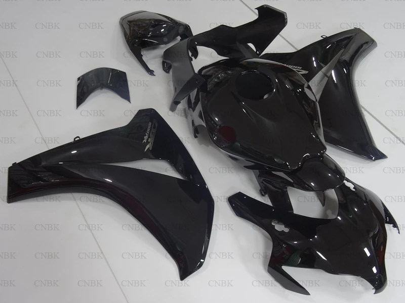 Для CBR1000 RR 2008 2011 Abs обтекатель Fireblade 08 09 глянцевый черный набор для всего тела 10 11