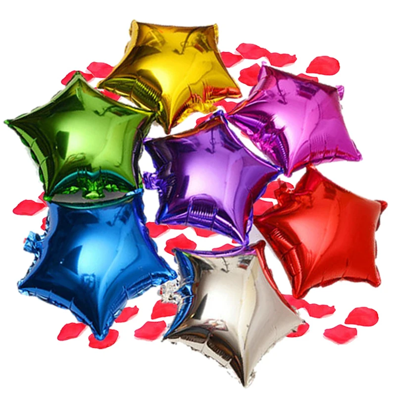 

20pc18 inch helium balloons five-pointed star shape balloon wedding room party decor Valentine's Day supplies 12 color options