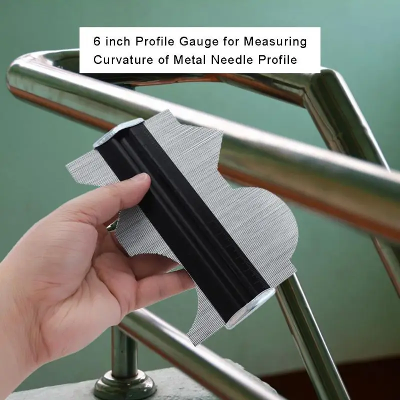 5/6/10 inch Contour Gauge Plastic Profile Copy Gauge Irregular Shaper Profile Ruler Gauge Duplicator Contour Gauge General Tools