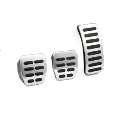 Педали тормозные газовые из нержавеющей стали для Audi TT SEAT Golf 3 4 Polo 9N3 SKODA Octavia Ibiza Fabia