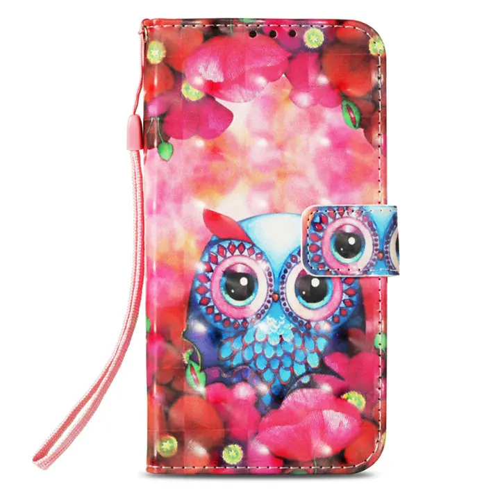 Sequin Owl Модные чехлы для samsung Galaxy A8 S9 S8 Plus S7 Edge J330 J530 J730 A520 чехол с медведем бабочкой пони курантами из искусственной кожи E03Z - Цвет: Sequin Owl