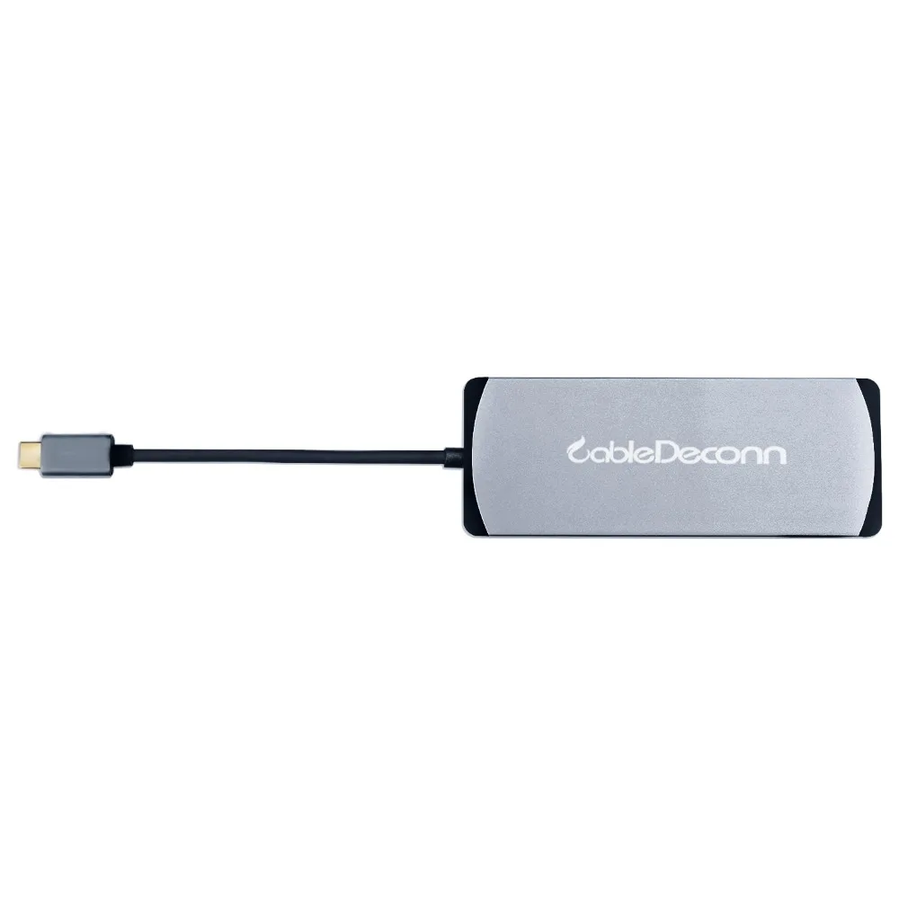 USB C hdmi vga адаптер концентратор usb3.1 Type к HDMI 4K VGA USB3.0 USB2.0 PD 5in1 док станции для Macbook Pro