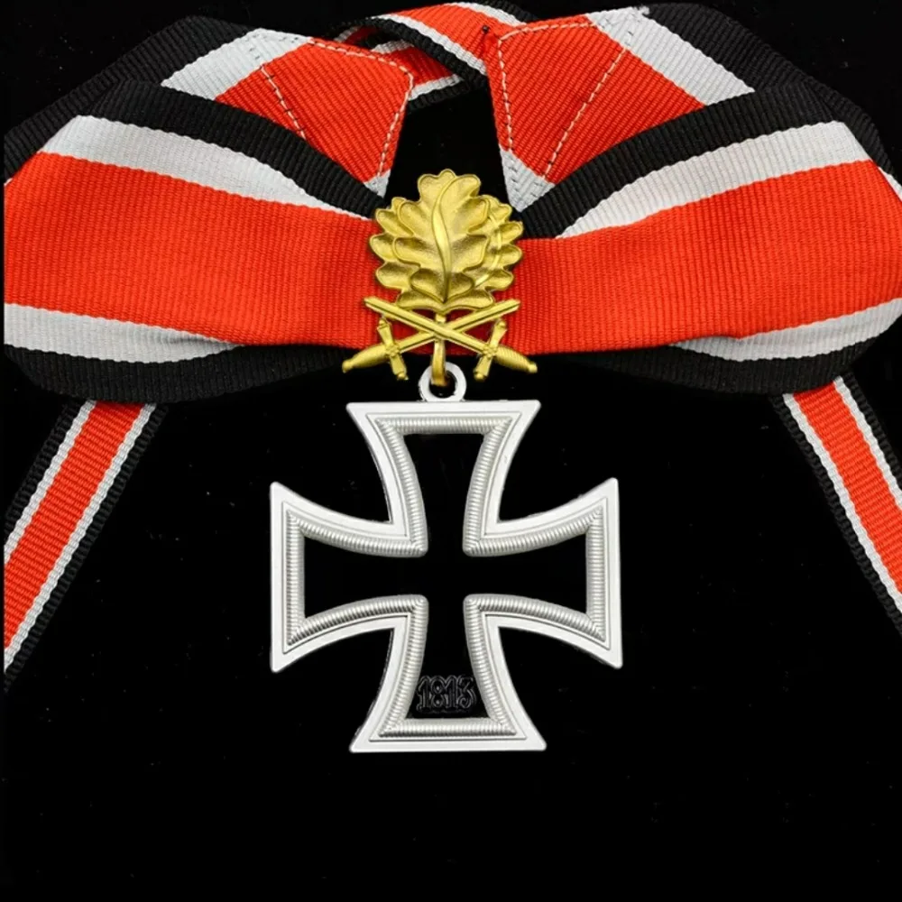 Высокое качество WWII WW2 3 шт. немецкий Железный крест комбинированная медаль с бриллиантами двойные мечи дубовый лист значок с коробкой