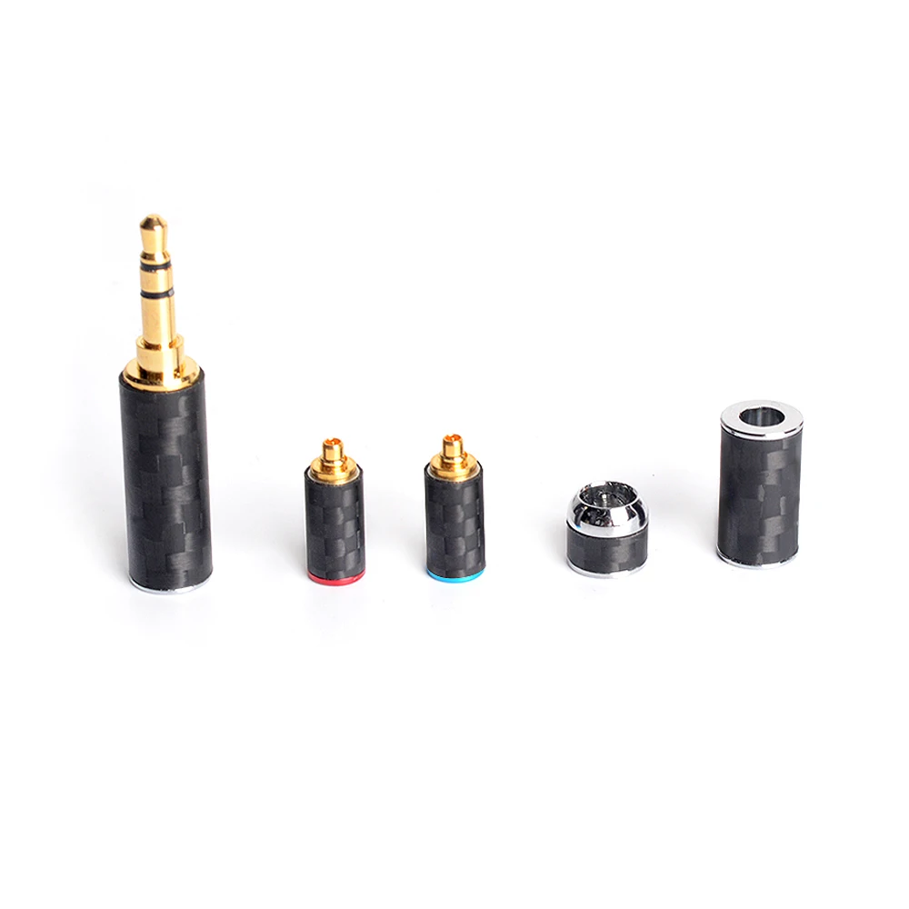 OKCSC DIY Наушники Аксессуары для кабелей MMCX 0,78 мм A2DC разъем разделительный ползунок Набор 2,5 мм 3,5 мм 4,4 мм сбалансированный штекер выходной комплект